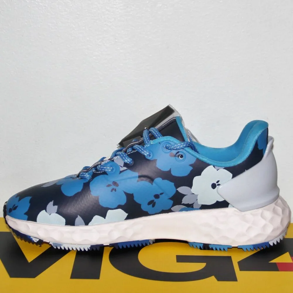 G/FORE MG4+ Golf Shoes Blue Floral Womens 7 Waterproof